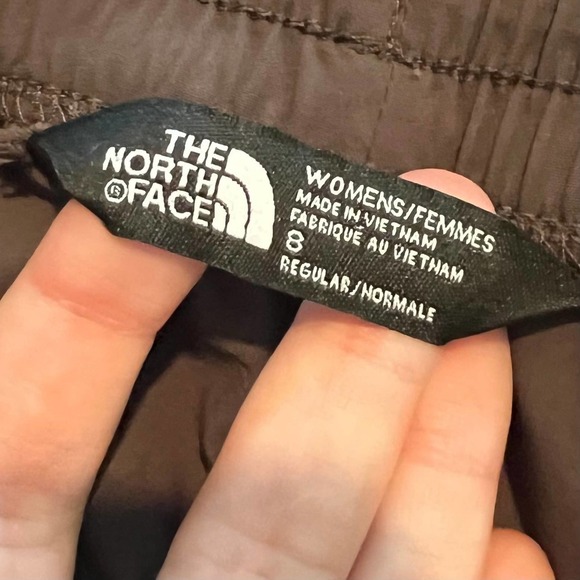 The North Face Sheltay High Rise Tech Pant Size 8 Gray Brown Pull On - Picture 6 of 8